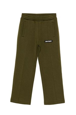 pantalone in viscosa verde PALM ANGELS KIDS | PBCH017F25FLE0015603